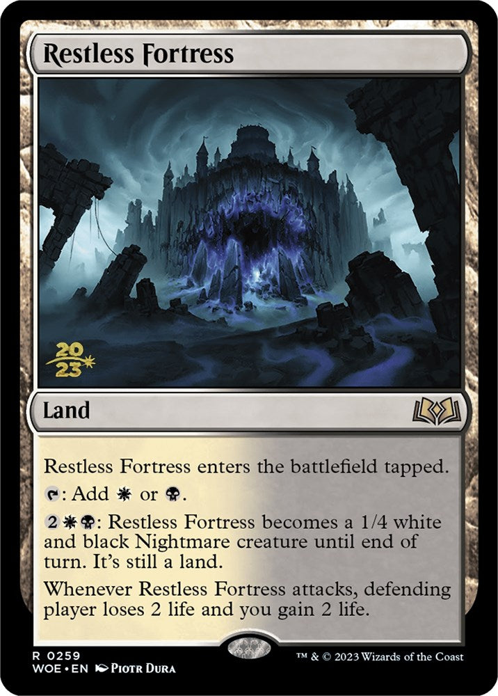 Restless Fortress [Wilds of Eldraine Prerelease Promos] | Tables and Towers