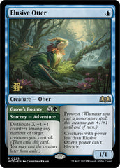 Elusive Otter // Grove's Bounty [Wilds of Eldraine Prerelease Promos] | Tables and Towers