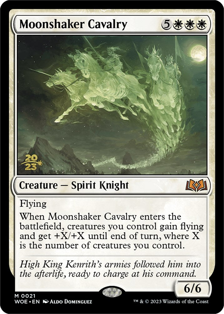 Moonshaker Cavalry [Wilds of Eldraine Prerelease Promos] | Tables and Towers