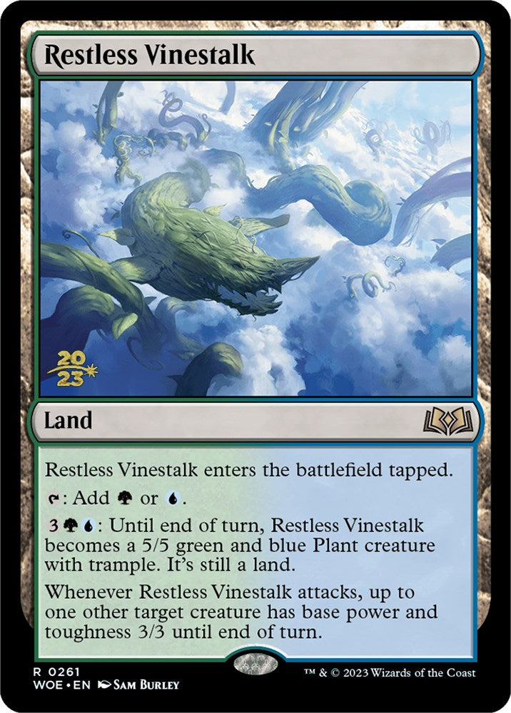 Restless Vinestalk [Wilds of Eldraine Prerelease Promos] | Tables and Towers