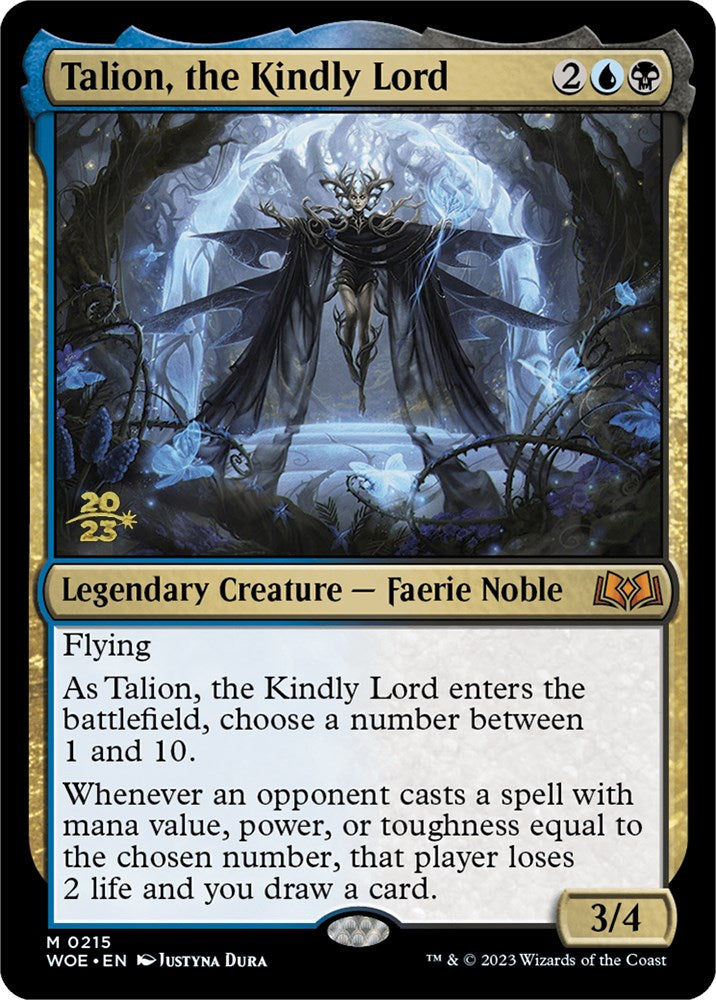 Talion, the Kindly Lord [Wilds of Eldraine Prerelease Promos] | Tables and Towers