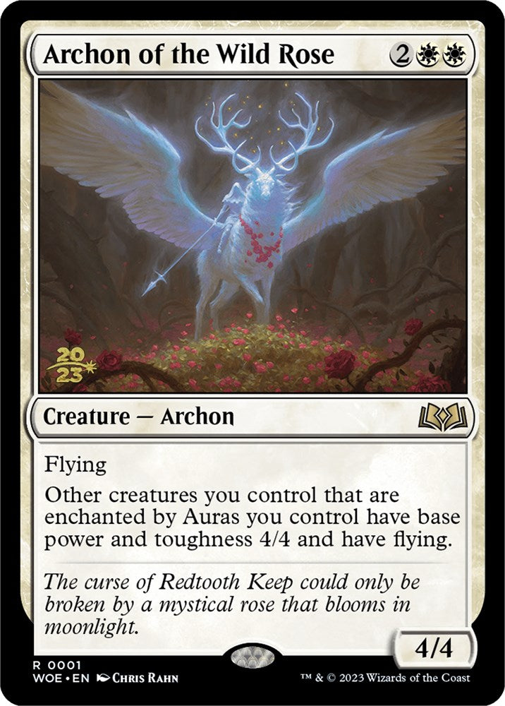 Archon of the Wild Rose [Wilds of Eldraine Prerelease Promos] | Tables and Towers