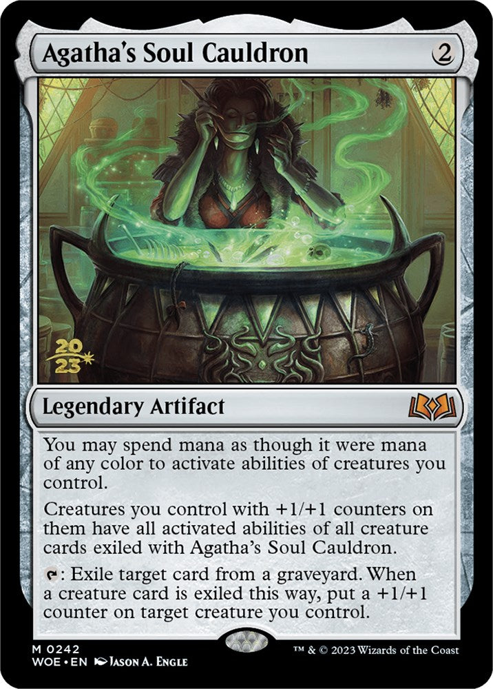 Agatha's Soul Cauldron [Wilds of Eldraine Prerelease Promos] | Tables and Towers