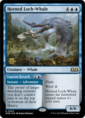 Horned Loch-Whale // Lagoon Breach (Promo Pack) [Wilds of Eldraine Promos] | Tables and Towers