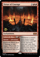 Virtue of Courage // Embereth Blaze [Wilds of Eldraine Prerelease Promos] | Tables and Towers