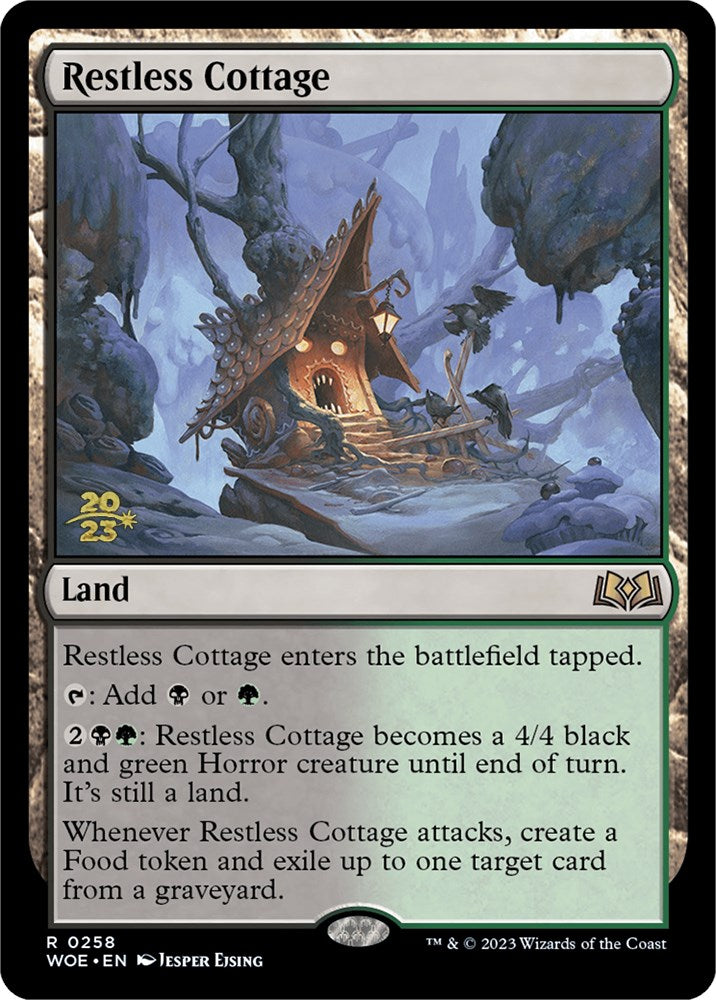 Restless Cottage [Wilds of Eldraine Prerelease Promos] | Tables and Towers