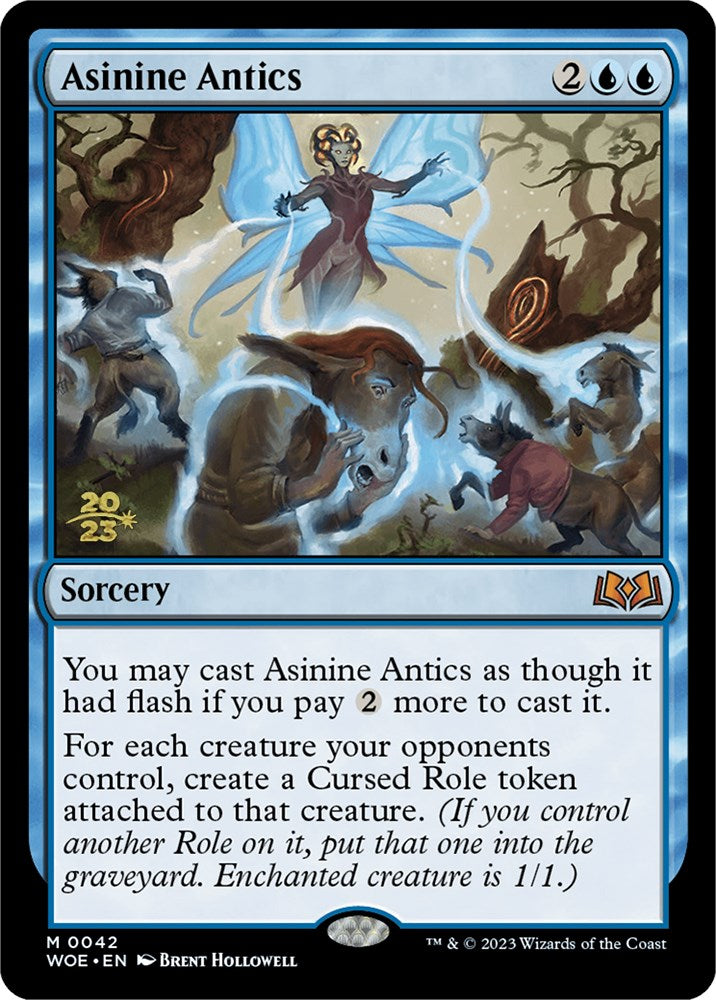 Asinine Antics [Wilds of Eldraine Prerelease Promos] | Tables and Towers