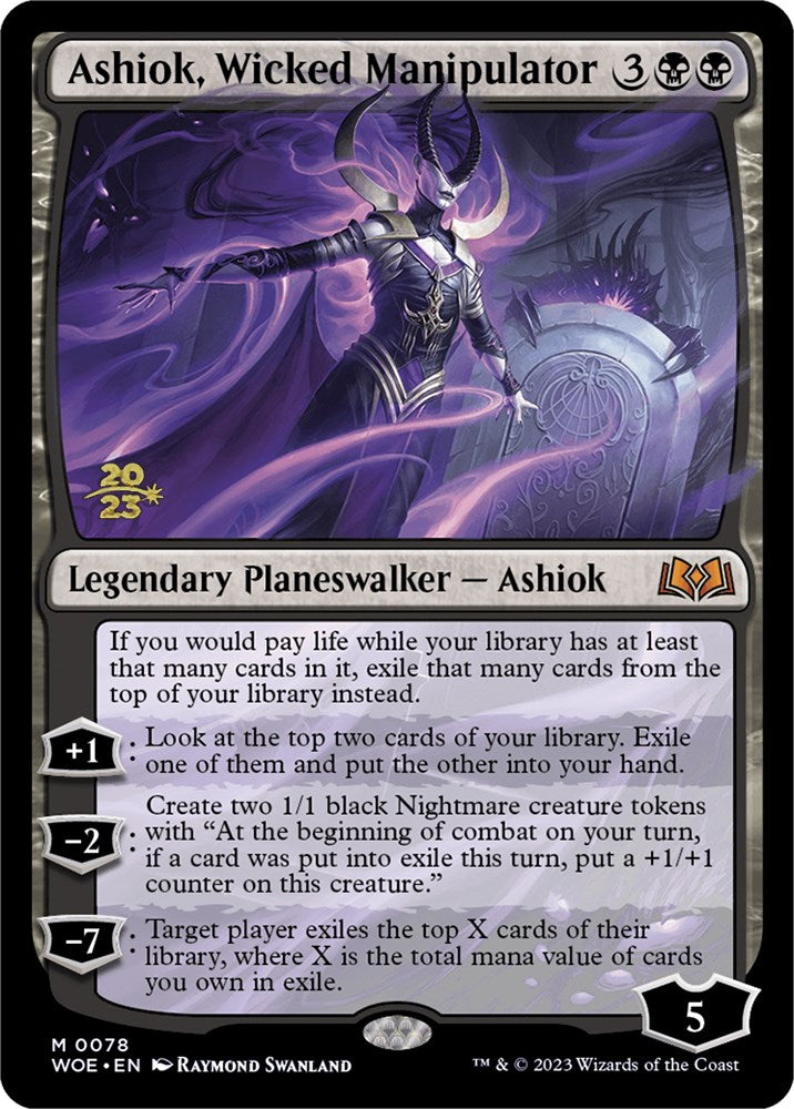 Ashiok, Wicked Manipulator [Wilds of Eldraine Prerelease Promos] | Tables and Towers