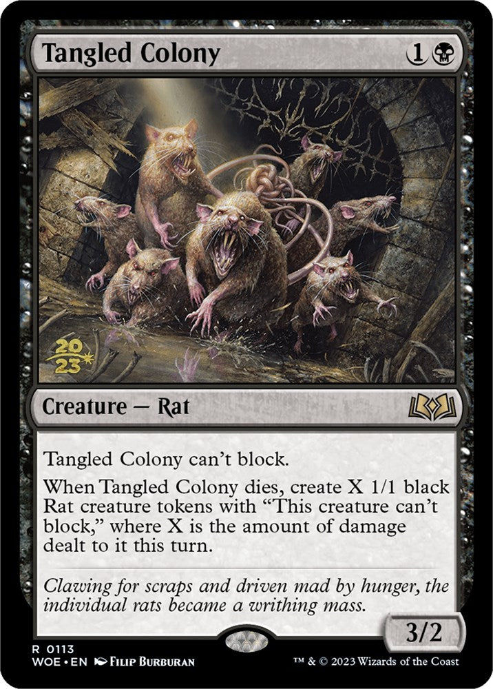 Tangled Colony [Wilds of Eldraine Prerelease Promos] | Tables and Towers