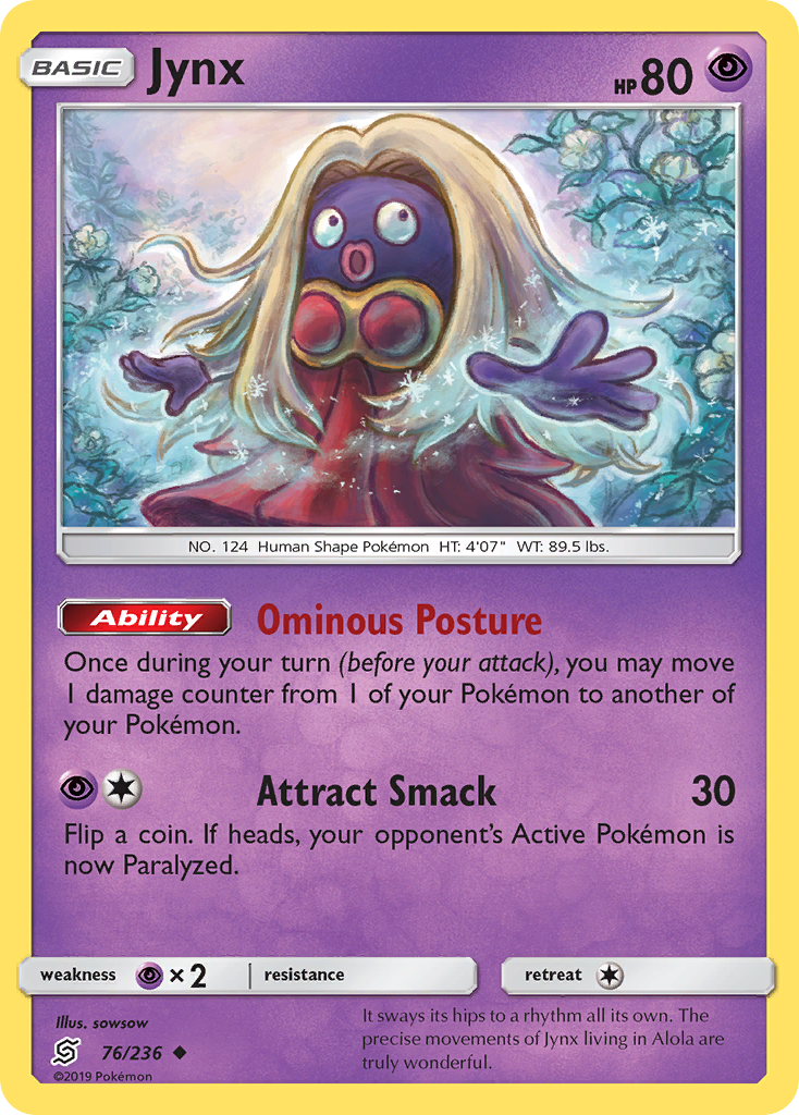 Jynx (76/236) [Sun & Moon: Unified Minds] | Tables and Towers