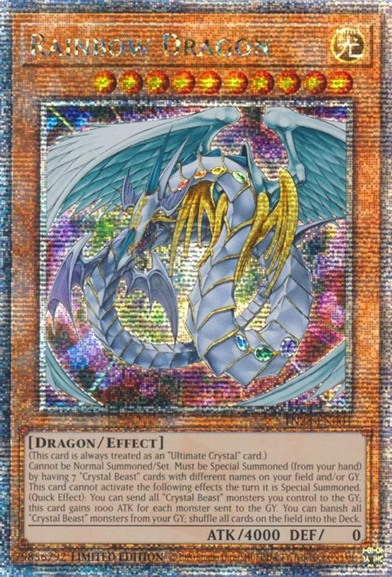 Rainbow Dragon [TN23-EN004] Quarter Century Secret Rare | Tables and Towers