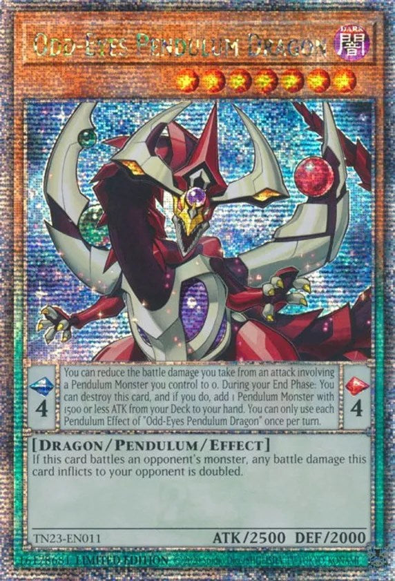 Odd-Eyes Pendulum Dragon [TN23-EN011] Quarter Century Secret Rare | Tables and Towers