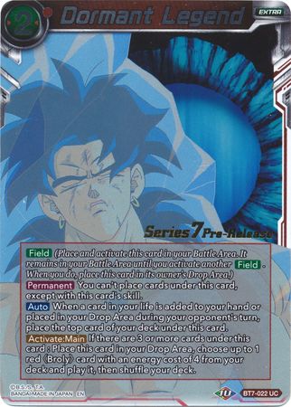 Dormant Legend (BT7-022_PR) [Assault of the Saiyans Prerelease Promos] | Tables and Towers