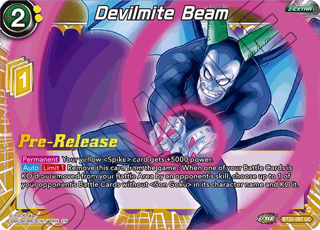 Devilmite Beam (BT22-087) [Critical Blow Prerelease Promos] | Tables and Towers