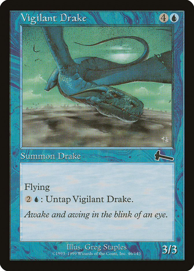 Vigilant Drake [Urza's Legacy] | Tables and Towers