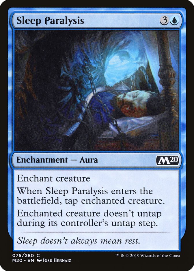 Sleep Paralysis [Core Set 2020] | Tables and Towers