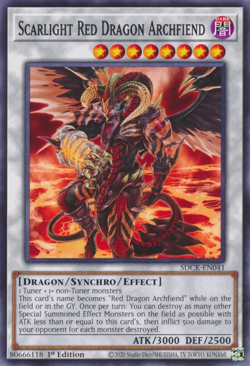 Scarlight Red Dragon Archfiend [SDCK-EN041] Common | Tables and Towers