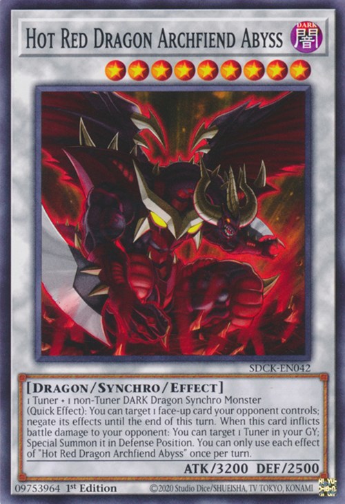 Hot Red Dragon Archfiend Abyss [SDCK-EN042] Common | Tables and Towers