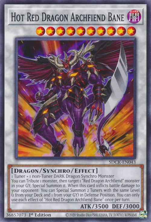 Hot Red Dragon Archfiend Bane [SDCK-EN043] Common | Tables and Towers