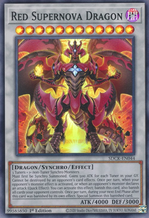 Red Supernova Dragon [SDCK-EN044] Super Rare | Tables and Towers