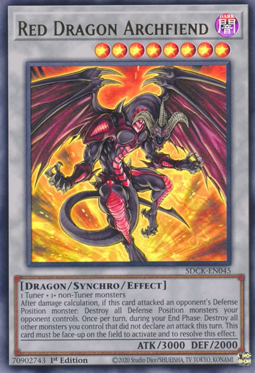 Red Dragon Archfiend [SDCK-EN045] Ultra Rare | Tables and Towers