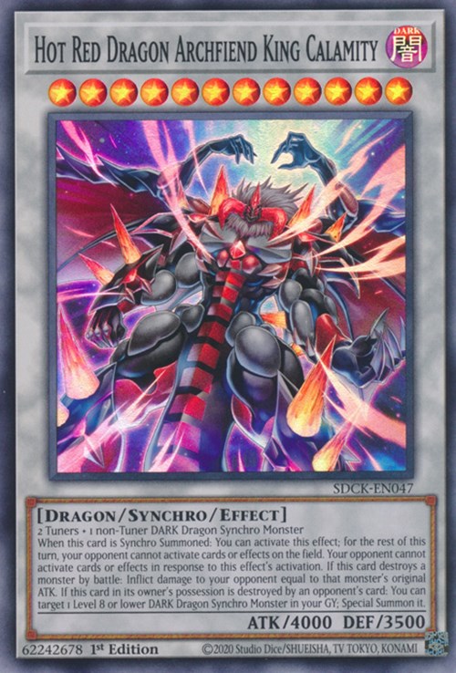 Hot Red Dragon Archfiend King Calamity [SDCK-EN047] Super Rare | Tables and Towers