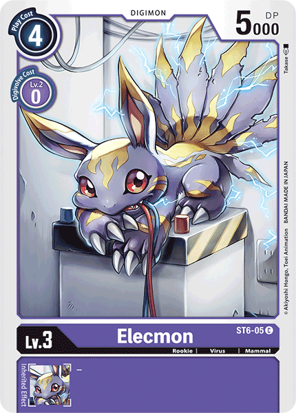 Elecmon [ST6-05] [Starter Deck: Venomous Violet] | Tables and Towers