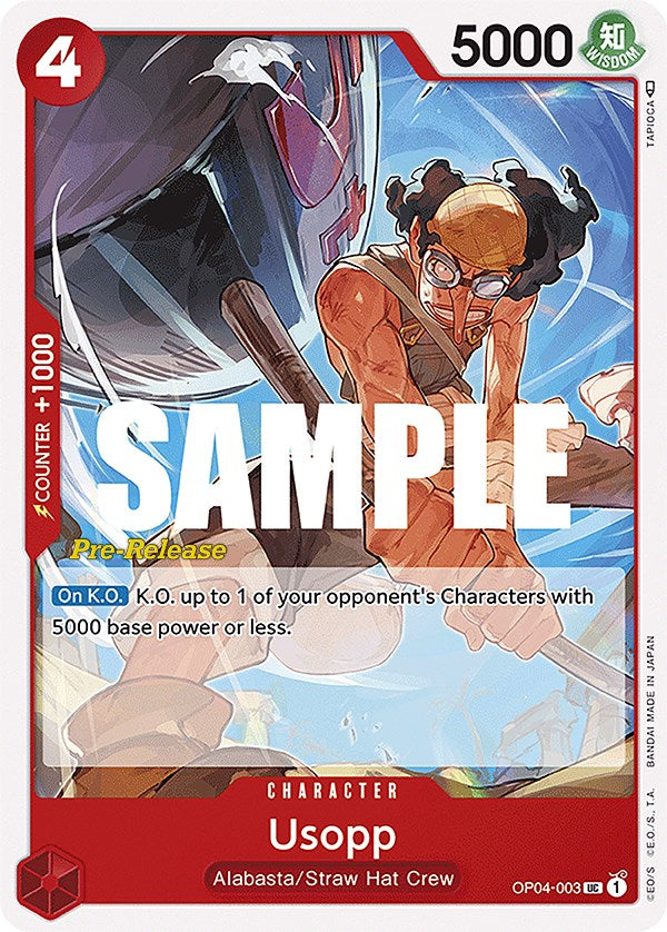 Usopp [Kingdoms of Intrigue Pre-Release Cards] | Tables and Towers