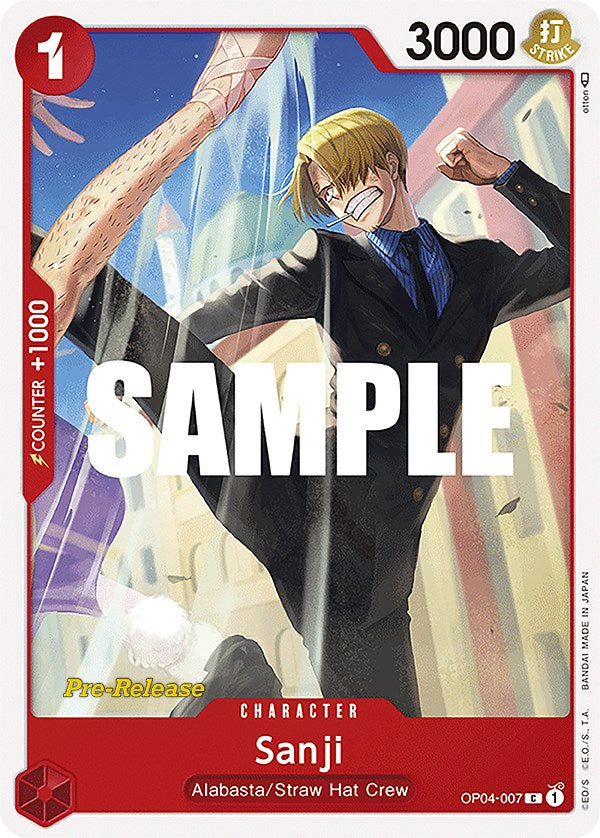 Sanji [Kingdoms of Intrigue Pre-Release Cards] | Tables and Towers