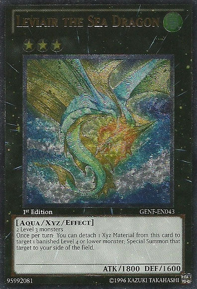 Leviair the Sea Dragon [GENF-EN043] Ultimate Rare | Tables and Towers