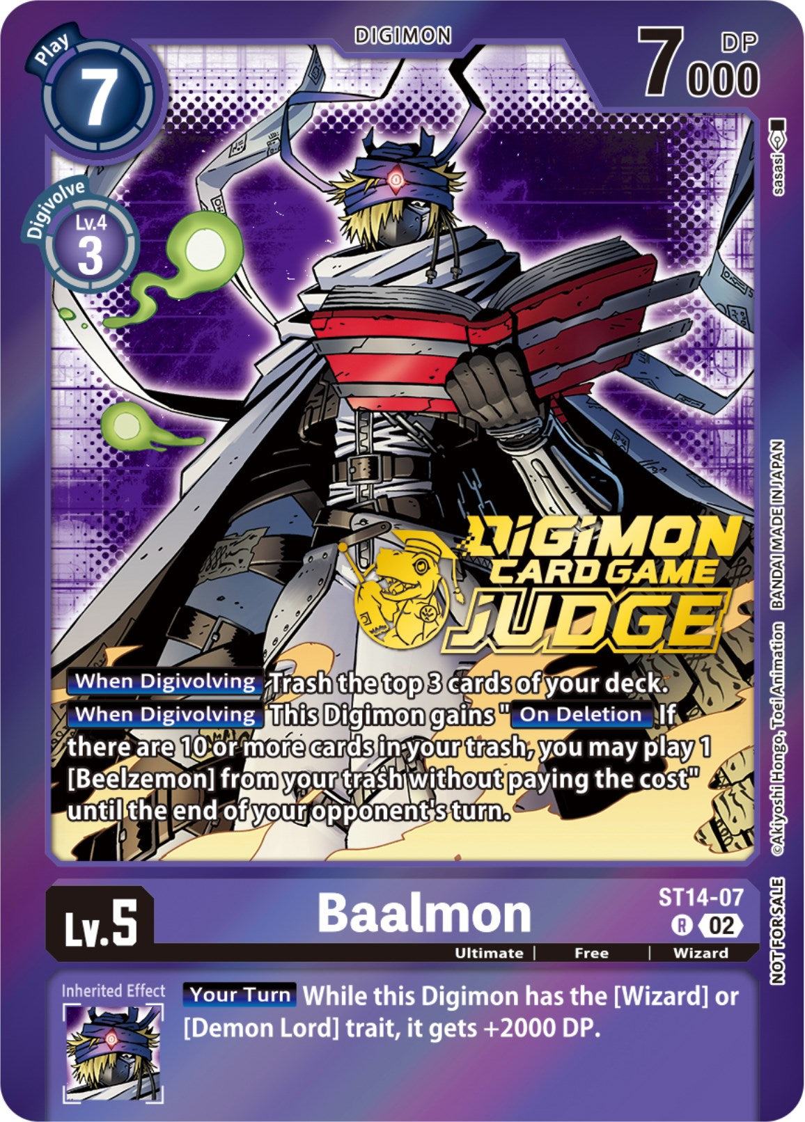 Baalmon [ST14-07] (Judge Pack 4) [Starter Deck: Beelzemon Advanced Deck Set Promos] | Tables and Towers