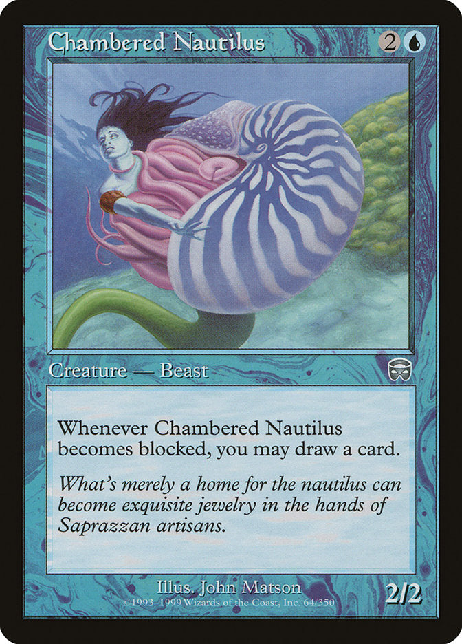 Chambered Nautilus [Mercadian Masques] | Tables and Towers