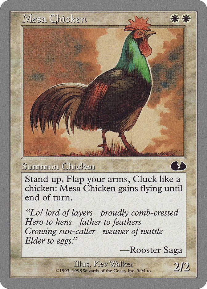 Mesa Chicken [Unglued] | Tables and Towers