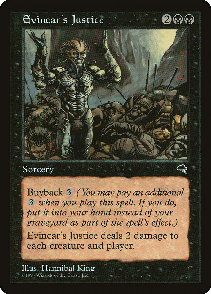 Evincar's Justice [Tempest] | Tables and Towers