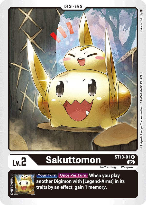 Sakuttomon [ST13-01] [Starter Deck: Ragnaloardmon] | Tables and Towers