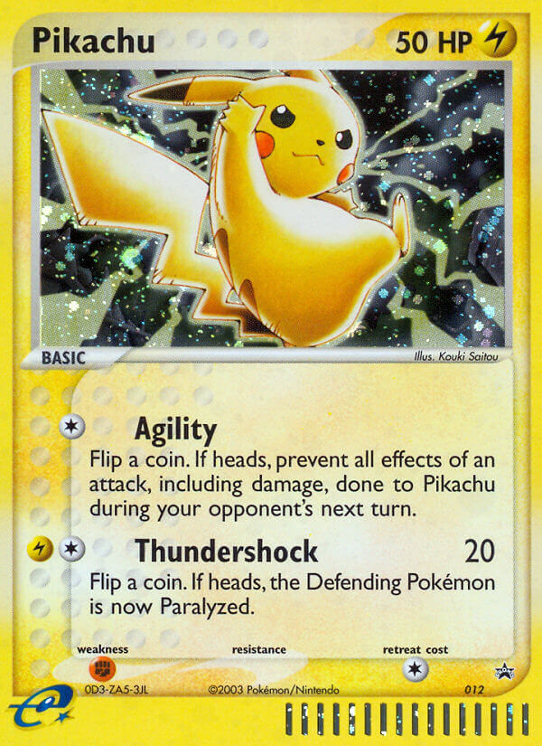 Pikachu (012) [Nintendo: Black Star Promos] | Tables and Towers