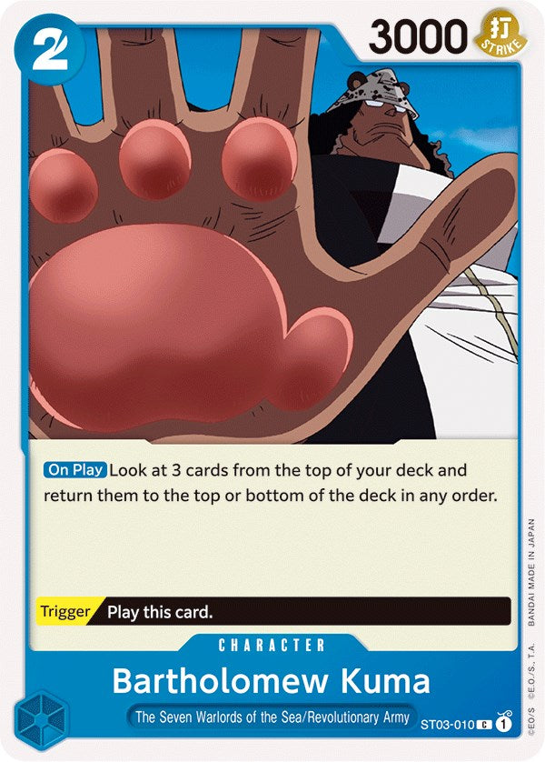 Bartholomew Kuma [Starter Deck: The Seven Warlords of The Sea] | Tables and Towers