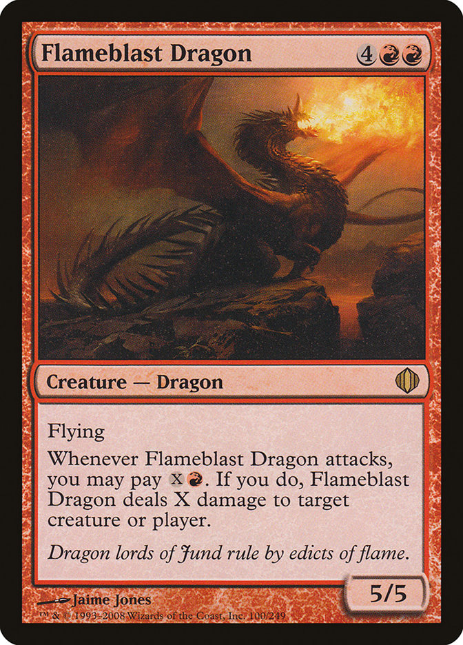 Flameblast Dragon [Shards of Alara] | Tables and Towers