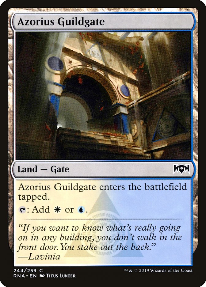 Azorius Guildgate (244/259) [Ravnica Allegiance] | Tables and Towers