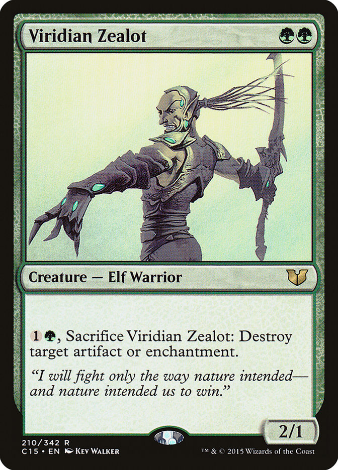 Viridian Zealot [Commander 2015] | Tables and Towers