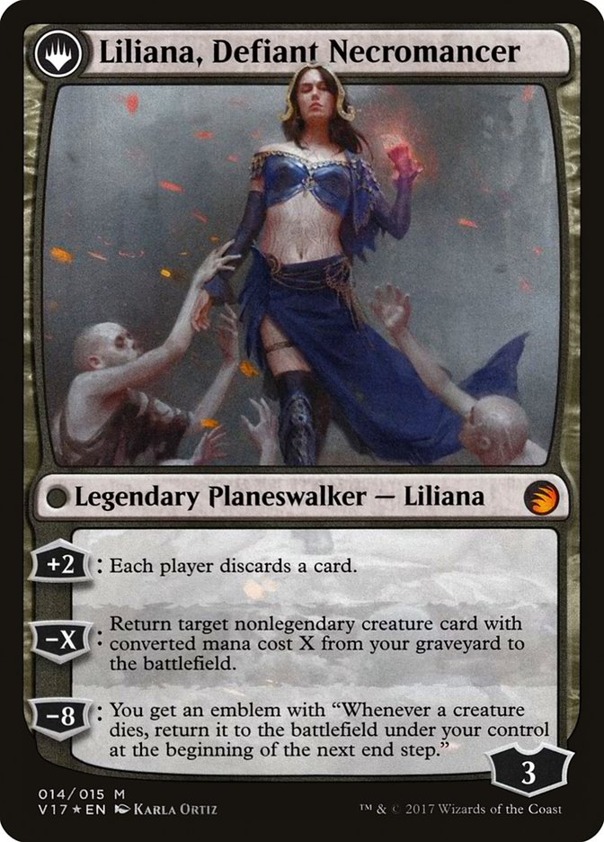 Liliana, Heretical Healer // Liliana, Defiant Necromancer [From the Vault: Transform] | Tables and Towers