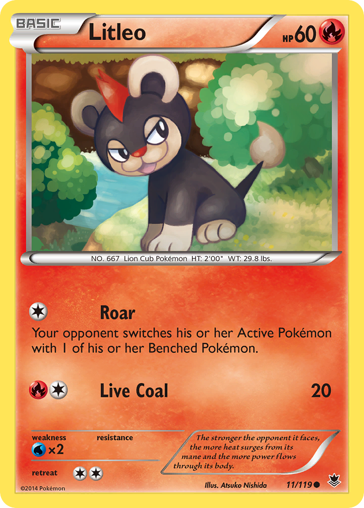 Litleo (11/119) [XY: Phantom Forces] | Tables and Towers