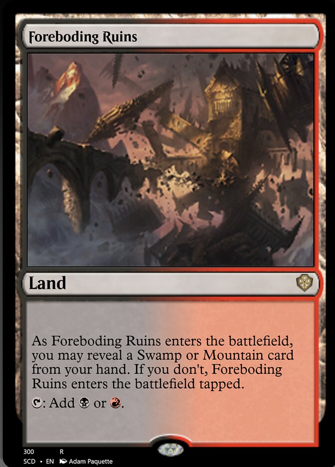 Foreboding Ruins [Starter Commander Decks] | Tables and Towers