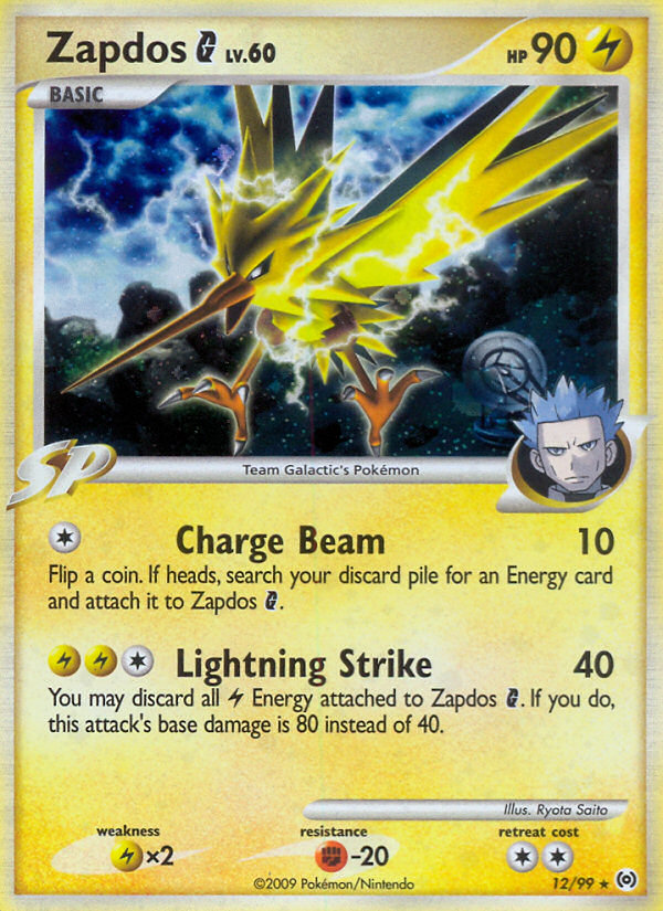 Zapdos G (12/99) [Platinum: Arceus] | Tables and Towers