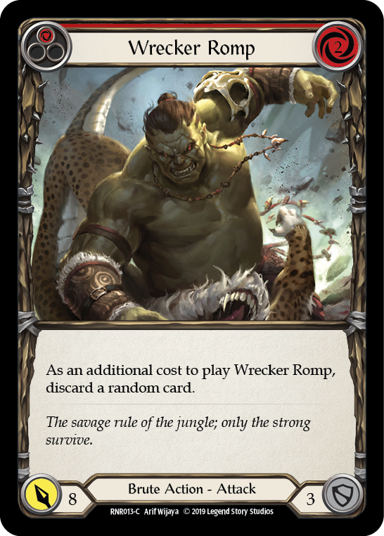 Wrecker Romp (Red) [RNR013-C] (Rhinar Hero Deck)  1st Edition Normal | Tables and Towers