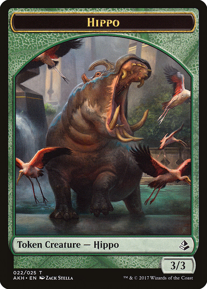 Hippo Token [Amonkhet Tokens] | Tables and Towers