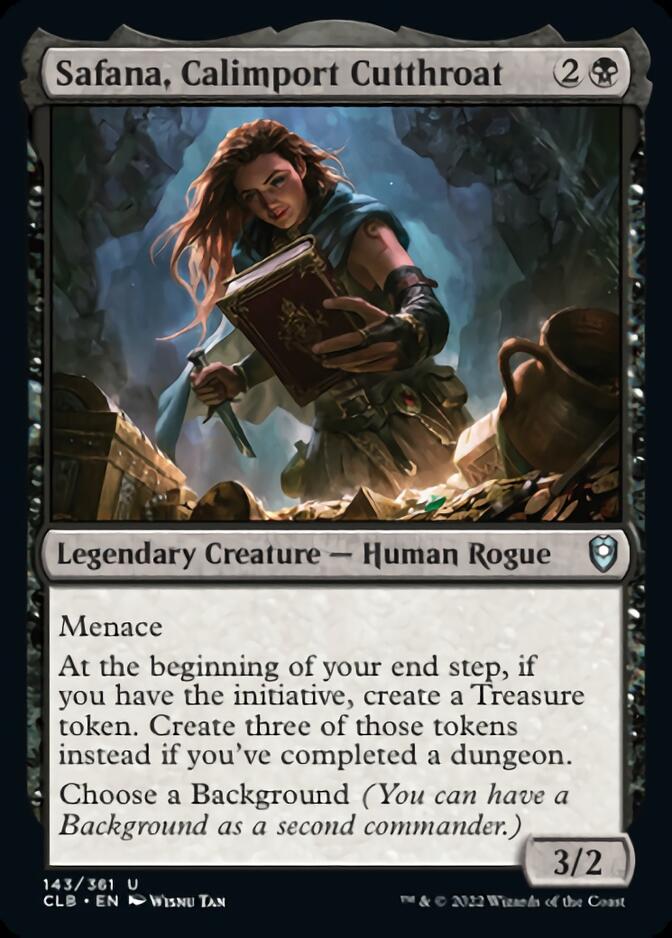 Safana, Calimport Cutthroat [Commander Legends: Battle for Baldur's Gate] | Tables and Towers