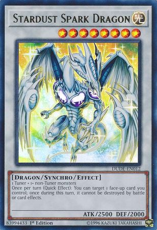 Stardust Spark Dragon [DUDE-EN012] Ultra Rare | Tables and Towers