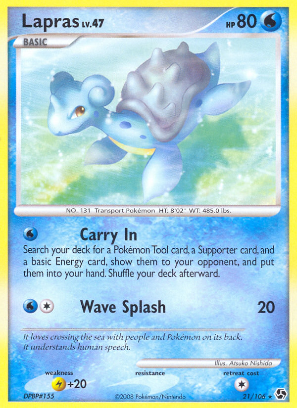 Lapras (21/106) [Diamond & Pearl: Great Encounters] | Tables and Towers