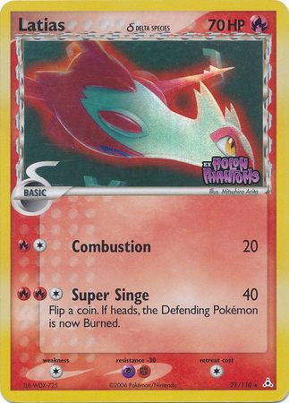 Latias (21/110) (Delta Species) (Stamped) [EX: Holon Phantoms] | Tables and Towers